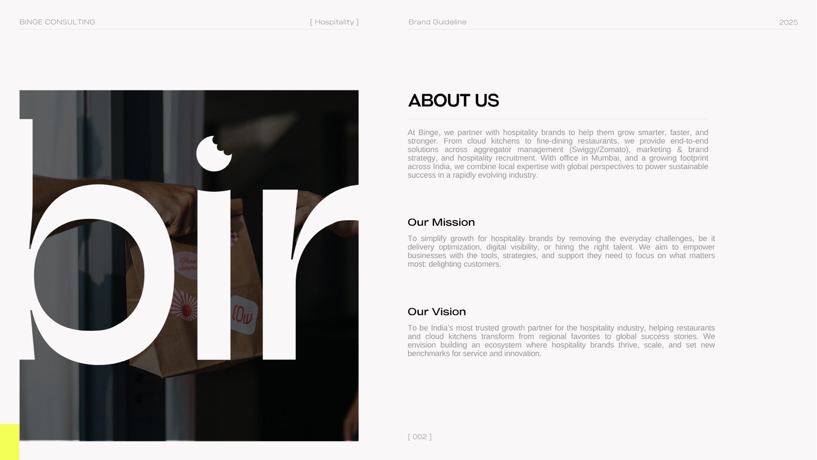 Binge — rebrand system 2